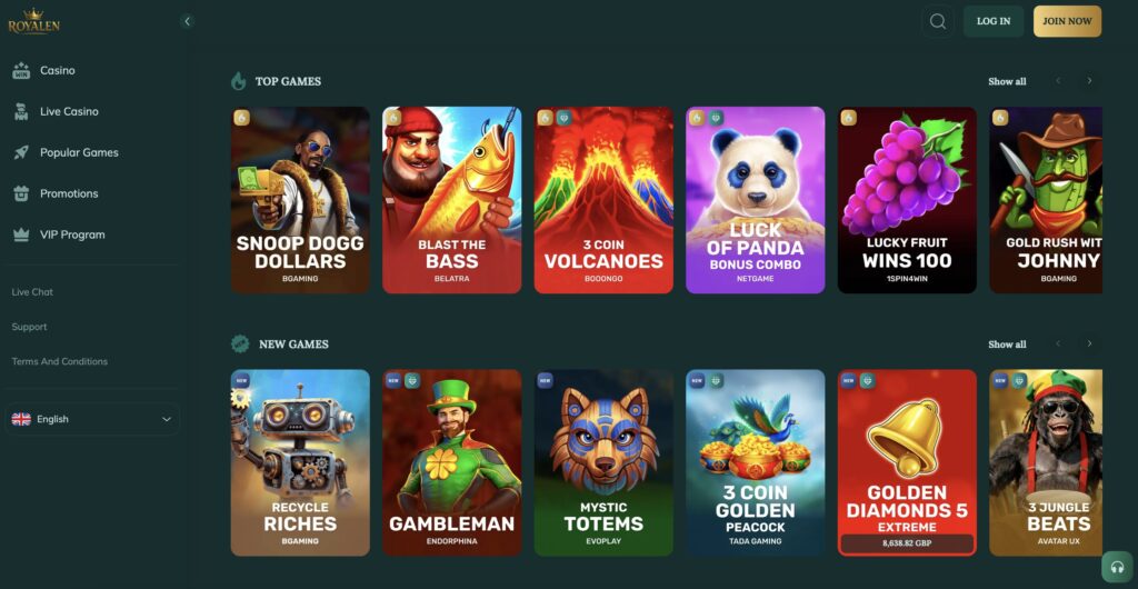 New Credit Card Casino - Royalen